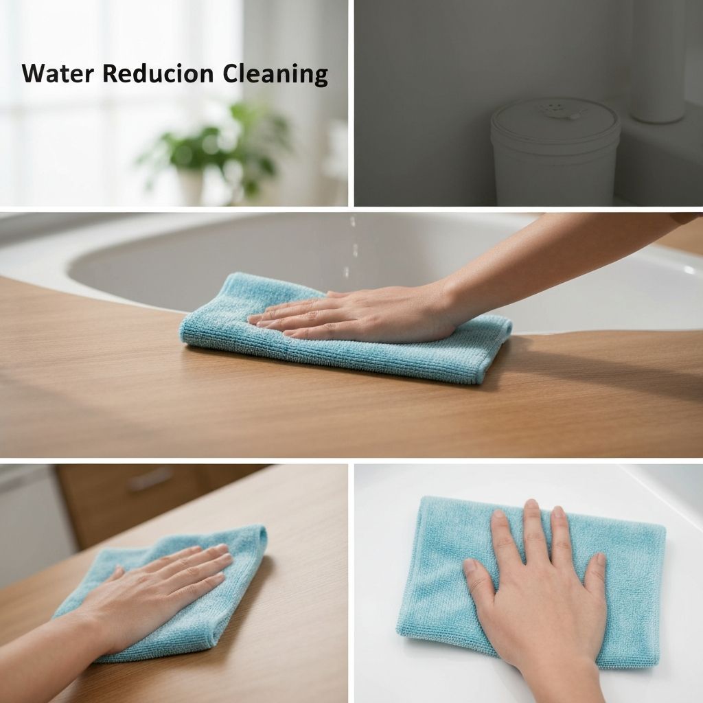 Comment réduire la consommation d'eau et de produits chimiques dans le nettoyage