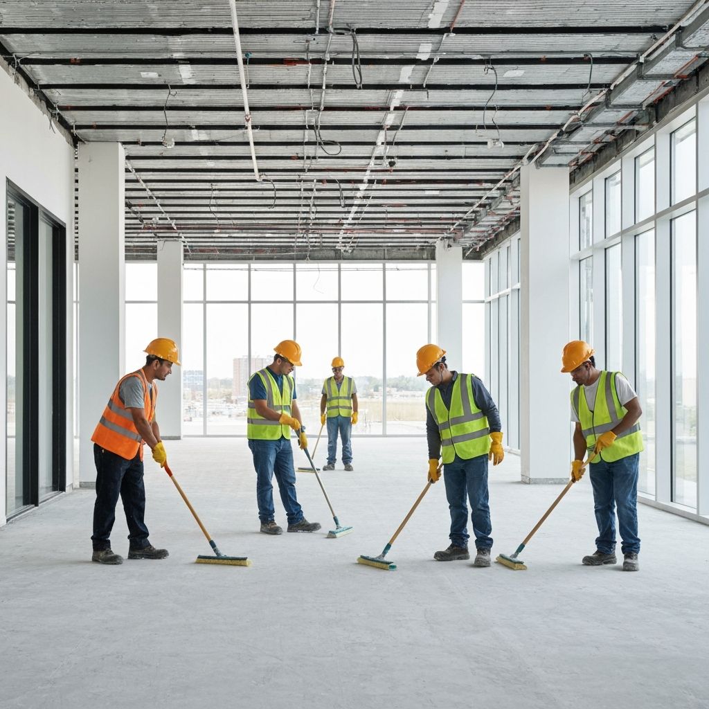 L'importance du nettoyage de fin de chantier pour une livraison parfaite